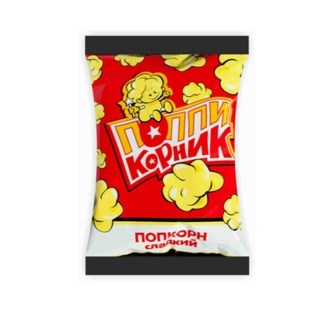 Попкорн для микроволновой печи Поппикорник Сладкий 1кор*17бл*1шт, 90г