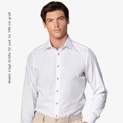 Сорочка мужская Venti Modern Fit 154409200-000 белая с цветной отделкой