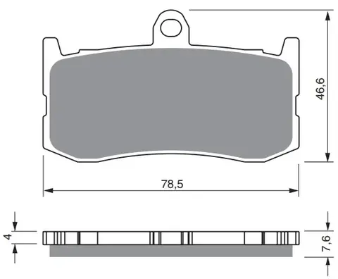 Тормозные колодки дисковые 296 S33