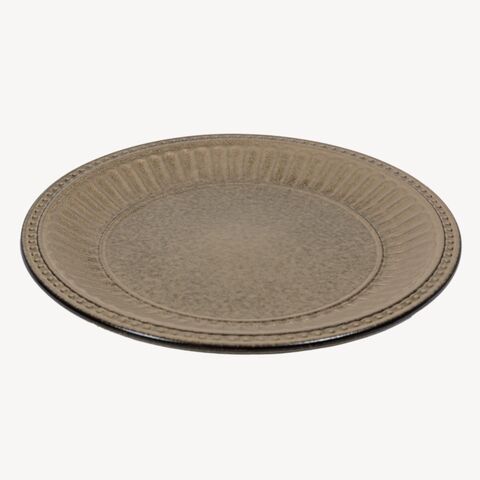 Тарелка плоская 20.1см Дымов Керамика Ритм Терракота