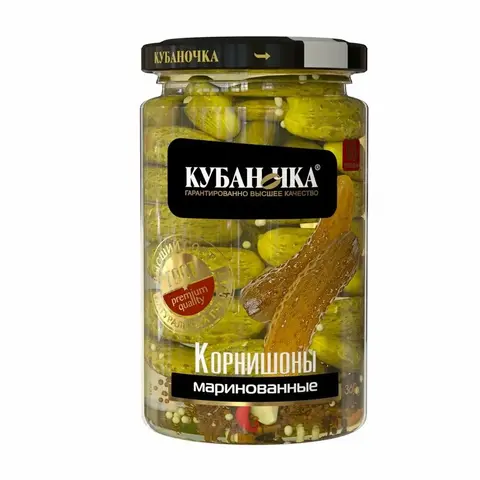 Корнишоны марин. Кубаночка сткл.360гр