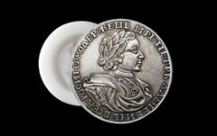 Силиконовый молд Монета 1720 г .Петр -самодержец