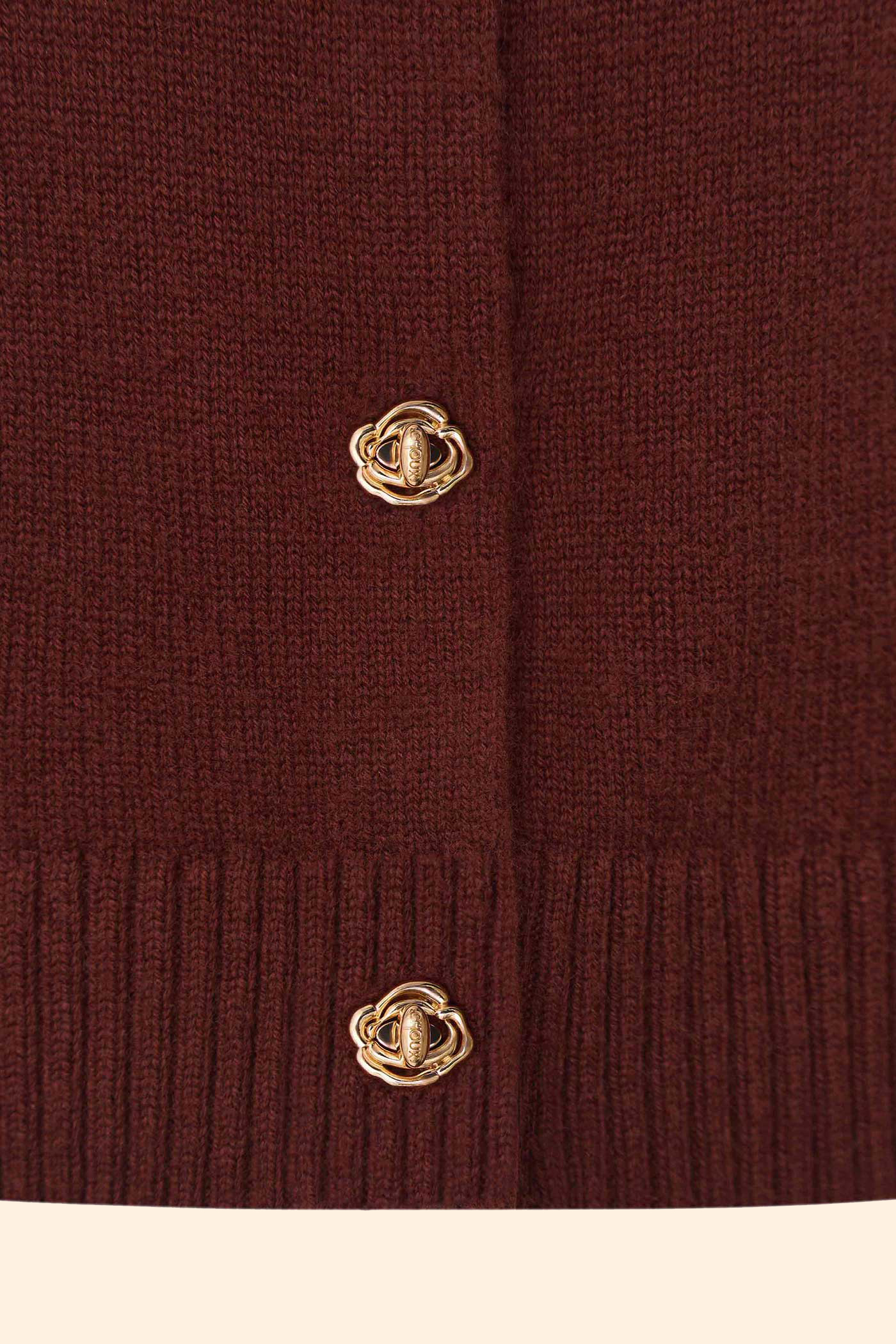 Кардиган из кашемира ((Roselle)), шоколадный