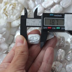 Жемчуг натуральный барочный, прямоугольный, 17,9-19,5 мм, 1 нить, Ж031