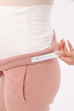 Утепленный спортивный костюм для беременных и кормящих 16229 пудра-персик-тофу