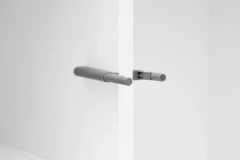 Шкаф 2-х створчатый ШК-03 Симпл белый