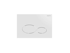 Aquatek KDI-0000071 KDI-0000071(GLA) Панель смыва Белый глянец (клавиши овальные), 162*244 мм фото