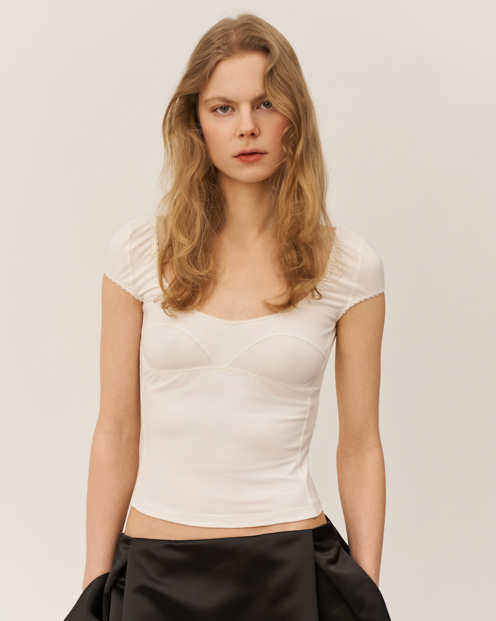 Бельевой стрейч топ