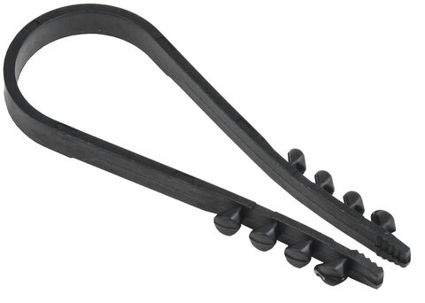 Дюбель хомут 19-25мм нейлон черный (100шт) IEK