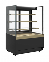 Холодильная витрина Carboma Cube 2 KC70 VM 0,9-2 STANDARD открытая без боковин (версия 2.0) (9005-0109)