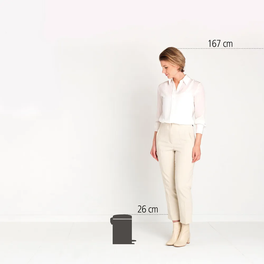 Мусорный бак newIcon с педалью (3 л), Минерально-синий, арт. 204562 - фото 7