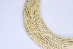 Канитель жесткая золото шампань светлое 1 мм