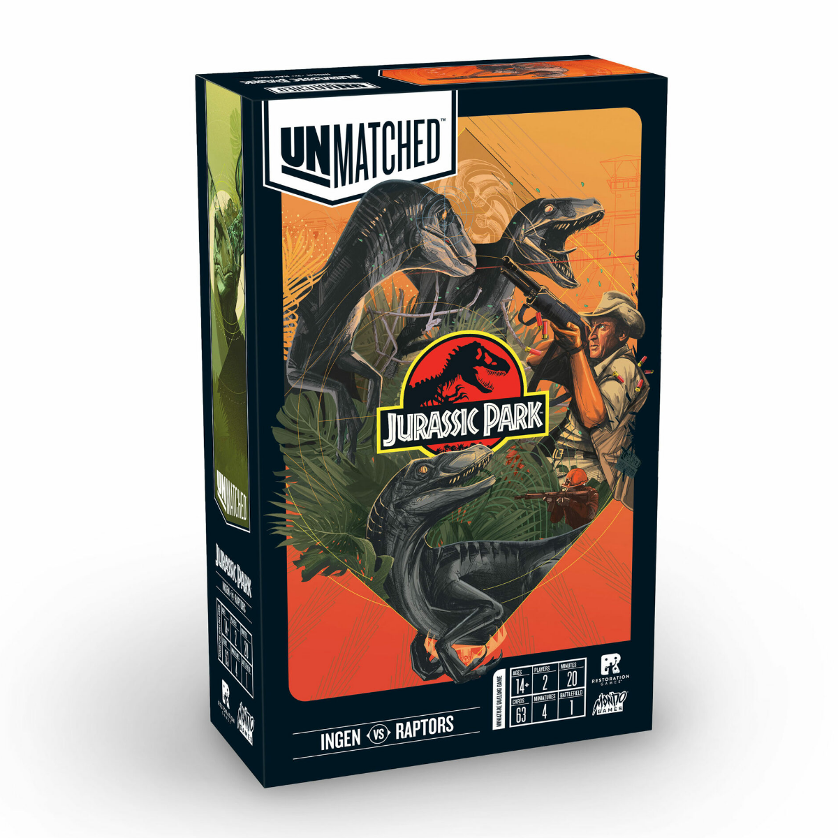 Настольная игра Unmatched. Jurassic Park. InGen vs Raptors + русские  правила ЦБ-00003702 – купить по цене 5 990 ₽ в интернет-магазине ohmygeek.ru