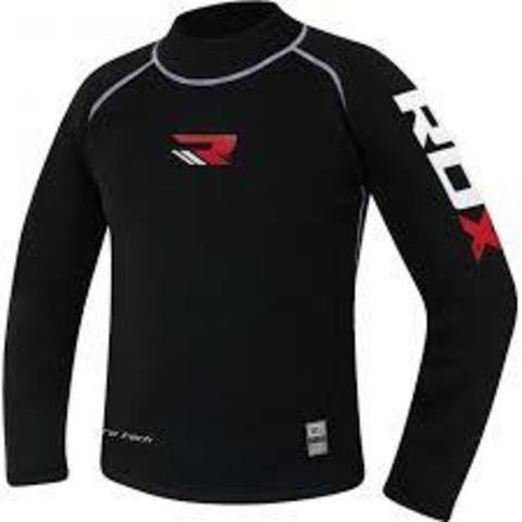 Рашгард RDX Fight MMA X3 Rash Guard T-Shirt Black