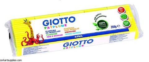 Пластилин Giotto 350г Желтый