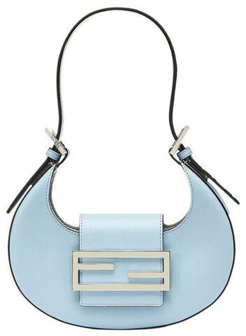 Сумка-хобо Fendi Cookie маленького формата голубой