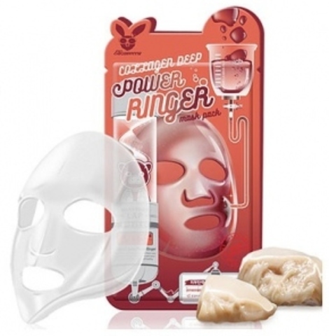 Тканевая маска для лица КОЛЛАГЕН Elizavecca Collagen Deep Power Ringer Mask Pack