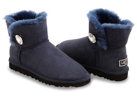 UGG Bailey Button Mini Bling Navy