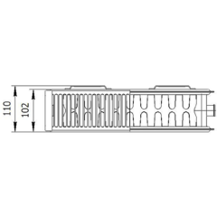 Радиатор стальной панельный AXIS 22 400х1600 Ventil