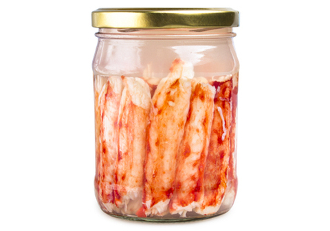 Мясо Камчатского краба в собственном соку, фаланги, 450г