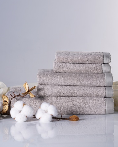 Набор полотенец 3шт Claire Batiste Atelier Adour бежево-серый