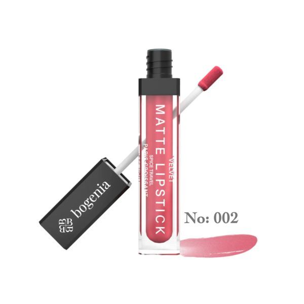 Bogenia BG720 Помада для губ матовая "Velvet Matte Lipstick" тон 002,парижский круассан  8 мл