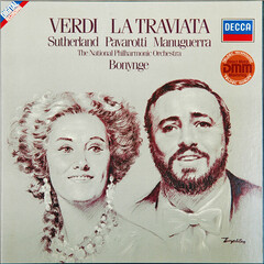 Sutherland, Pavarotti, National Philharmonic Orchestra, Richard Bonynge / Giuseppe Verdi: La Traviata (3LP)