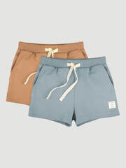 Шорты Mjölk Baby Blue/Camel, сет 2 шт.