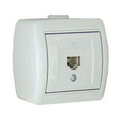 NATA 710 0200 137 Розетка тел евро бел. о/у