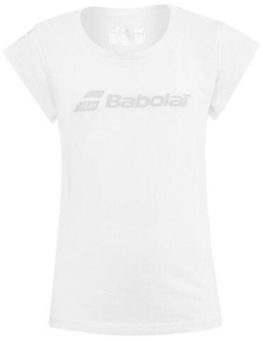 Футболка для девочки Babolat Exercise Tee Girl - white