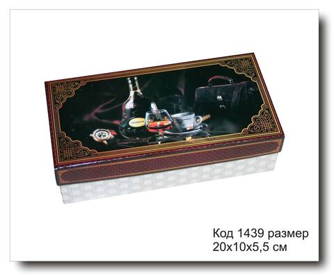 Коробка подарочная код 1439 размер 20х10х5.5 см
