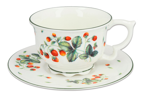 Чайная пара 340мл Carmani Земляника