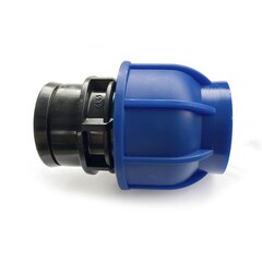 Заглушка компрессионная ПНД, DN 32, PN 16, обжимной для ПЭ труб, 20-40гр., Кудиновский трубный завод