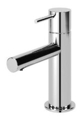 Cezares LEAF-LSM1-L-ST Смеситель для раковины однорычажный, с донным клапаном, исполнение Satinox фото