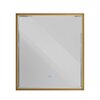 Cezares CZR-SPC-INT-1000-900-LED-TCH-WARM-BORO INTERNI Интерьерное зеркало с контурной подсветкой, сенсорным выключателем и подогревом CZR-SPC-INT-1000-900-LED-TCH-WARM-BORO, 1000x900, Браш. золото