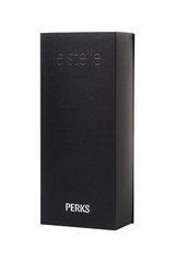 Розовый вибратор Le Stelle PERKS SERIES EX-3 с двумя сменными насадками - 