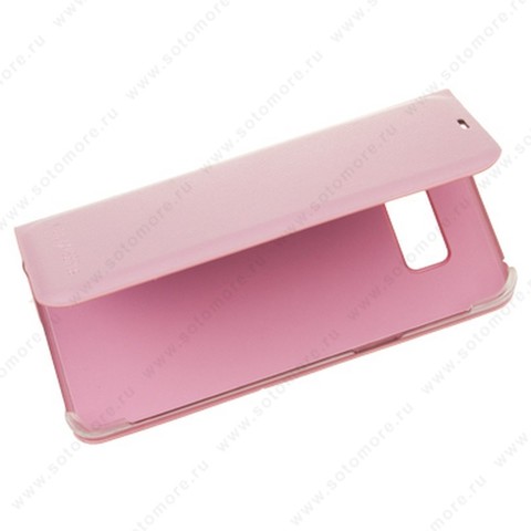 Чехол-книжка для Samsung Galaxy S8 Plus - book case книжка розовый