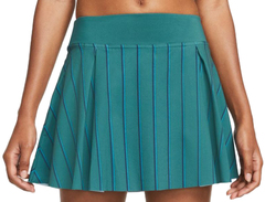 Юбка теннисная Nike Dri-Fit Club Skirt Regular Stripe Tennis Heritage W - dark teal green