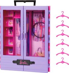 Модный шкаф для куклы Барби Fashionistas с 6 вешалками