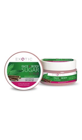 Exotic EX-09 Скраб сахарный для лица и тела  (I Licorice)  300 ml