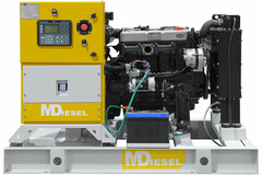 Резервный дизельный генератор МД ЭД-10-230-1РПМ29 в погодозащитном кожухе на шасси