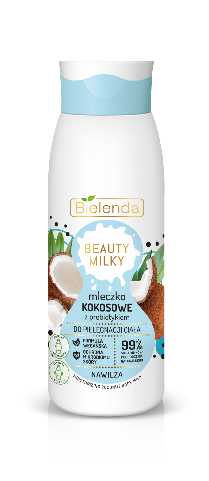 BIELENDA BEAUTY MILKY Кокосовое молочко для тела с пребиотиком 400мл