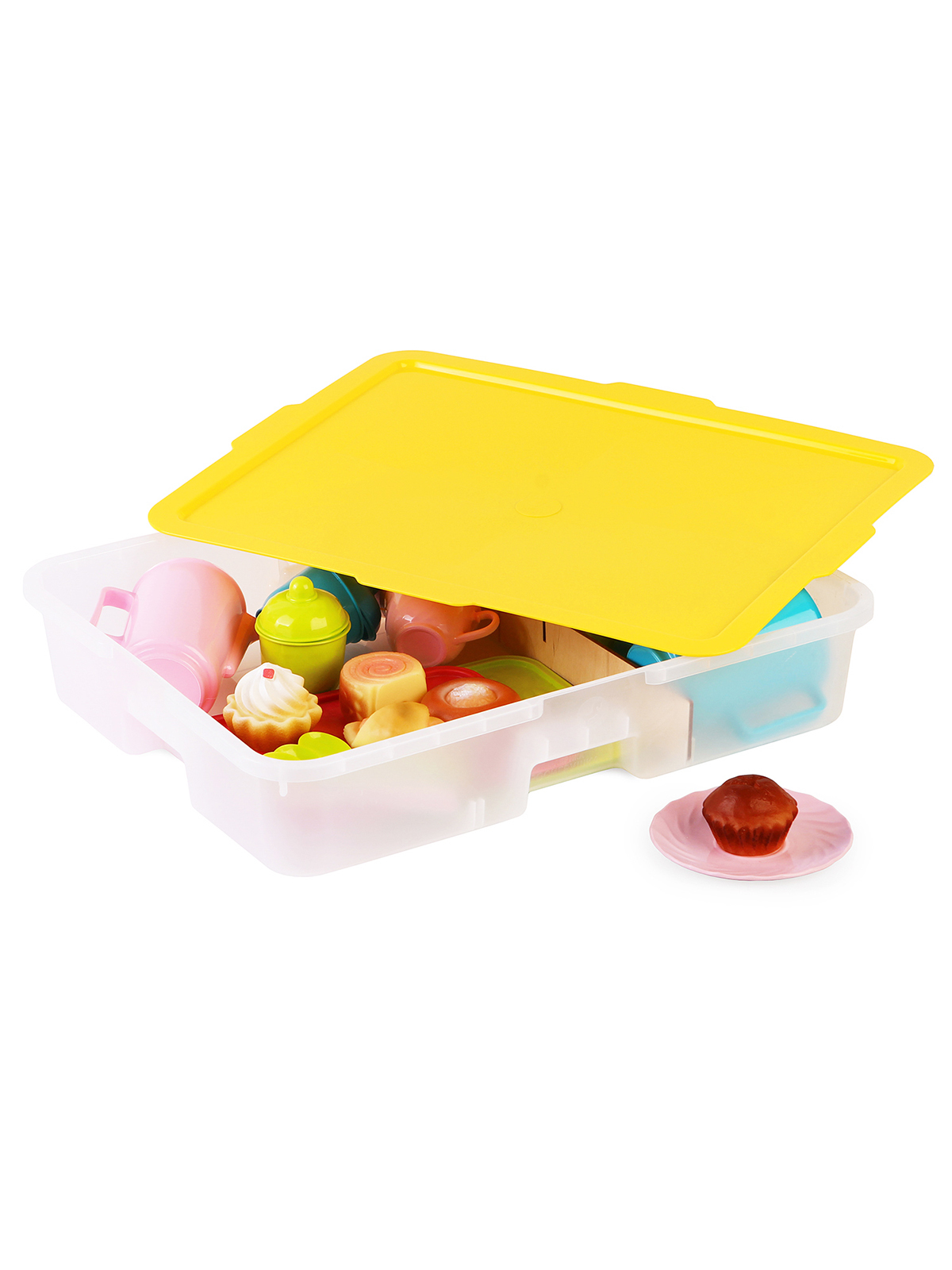 Чайный набор посуды Лакомка с комплектом десертов / 43 предмета в системе хранения Игротека