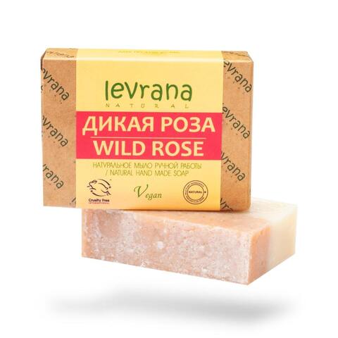 Роза натуральное мыло ручной работы, 100 гр (Levrana)