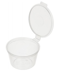 Соусник прозрачный пластиковый 30 мл. 1 упак. 80 шт.