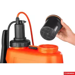 GRINDA KS-15, 15 л, с телескопическим удлинителем, ранцевый опрыскиватель (425216)