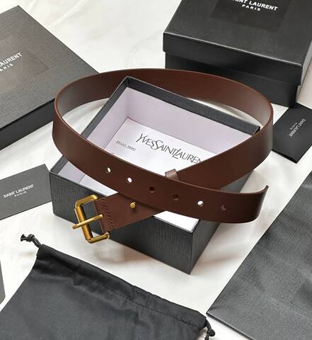 Ремень SAINT LAURENT с мотоциклетной пряжкой