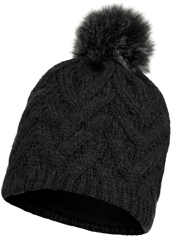 Шапка вязаная с флисом Buff Hat Knitted Polar Caryn Graphite фото 1