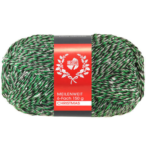 Пряжа MEILENWEIT 6-PLY 150 CHRISTMAS Snow Flake