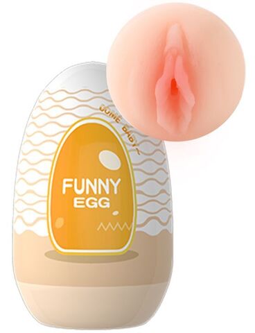 Мастурбатор-вагина в форме яйца Funny Egg - Eroticon 92373-1